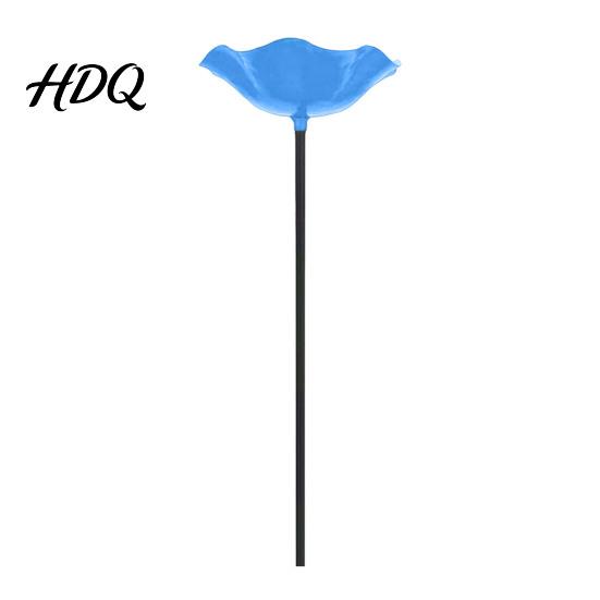Insect Watering Station Handmade Flower Garden Stake Ground Insert Bee Butterfly Decorative Floral Ornament Bird Bath Pollinator Drinking Bowl
