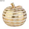 Creative Golden-plated Fruits Statue Apple/pear Ornaments Desk Decoration Resin Crafts Pineapple Sculpture Room Aesthetic Decor