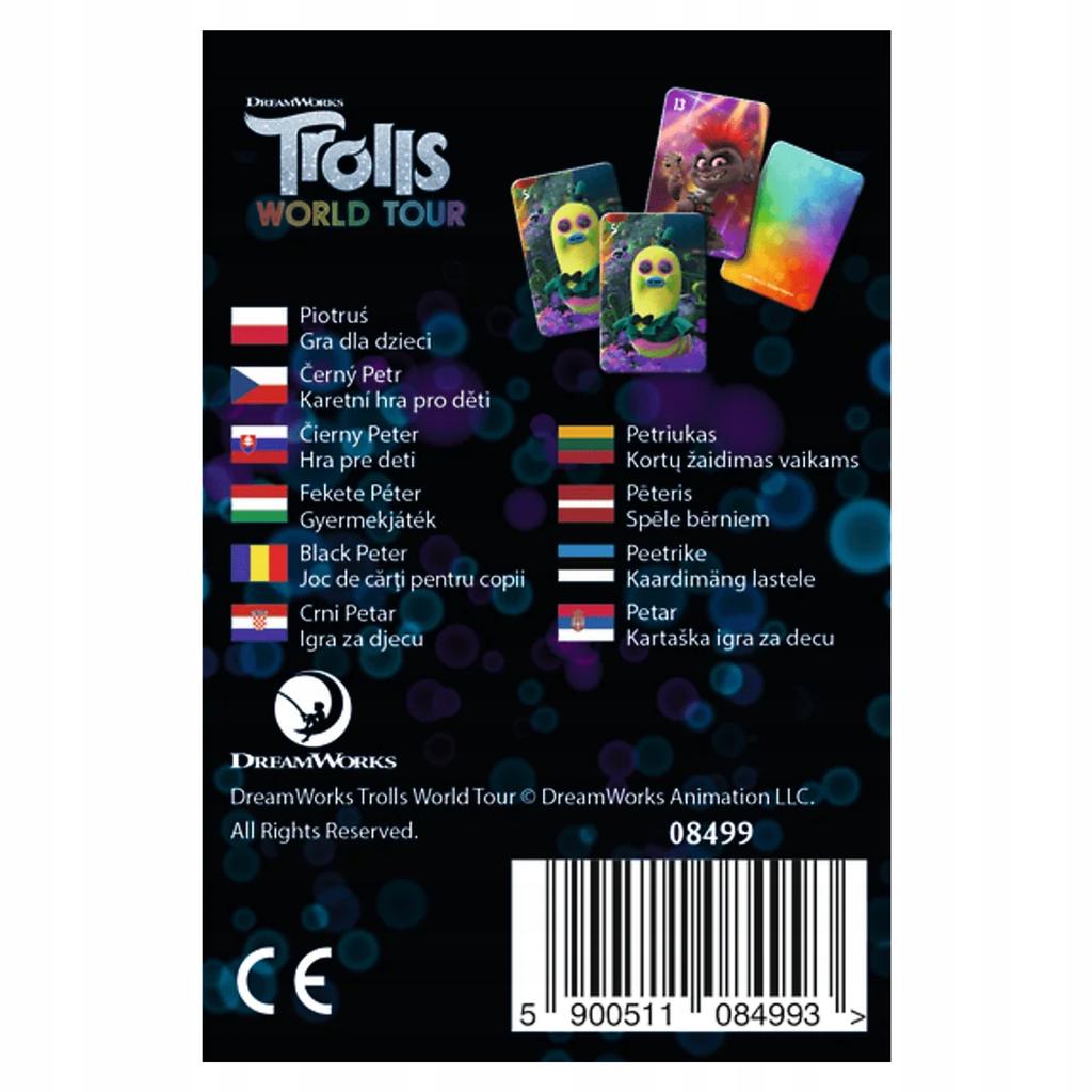 Trefl Playing Cards Peter Card Game For Kids Trolls