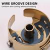 Metal Sewing Machine Bobbin Case Titanium Plated Gold Bobbin Holder Smooth Rotation Anti Jam Sewing Machine Accessories