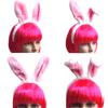 Cute  Ears Headband Soft Plush Rabbit Hair Band Children Christmas Halloween Party Accessories