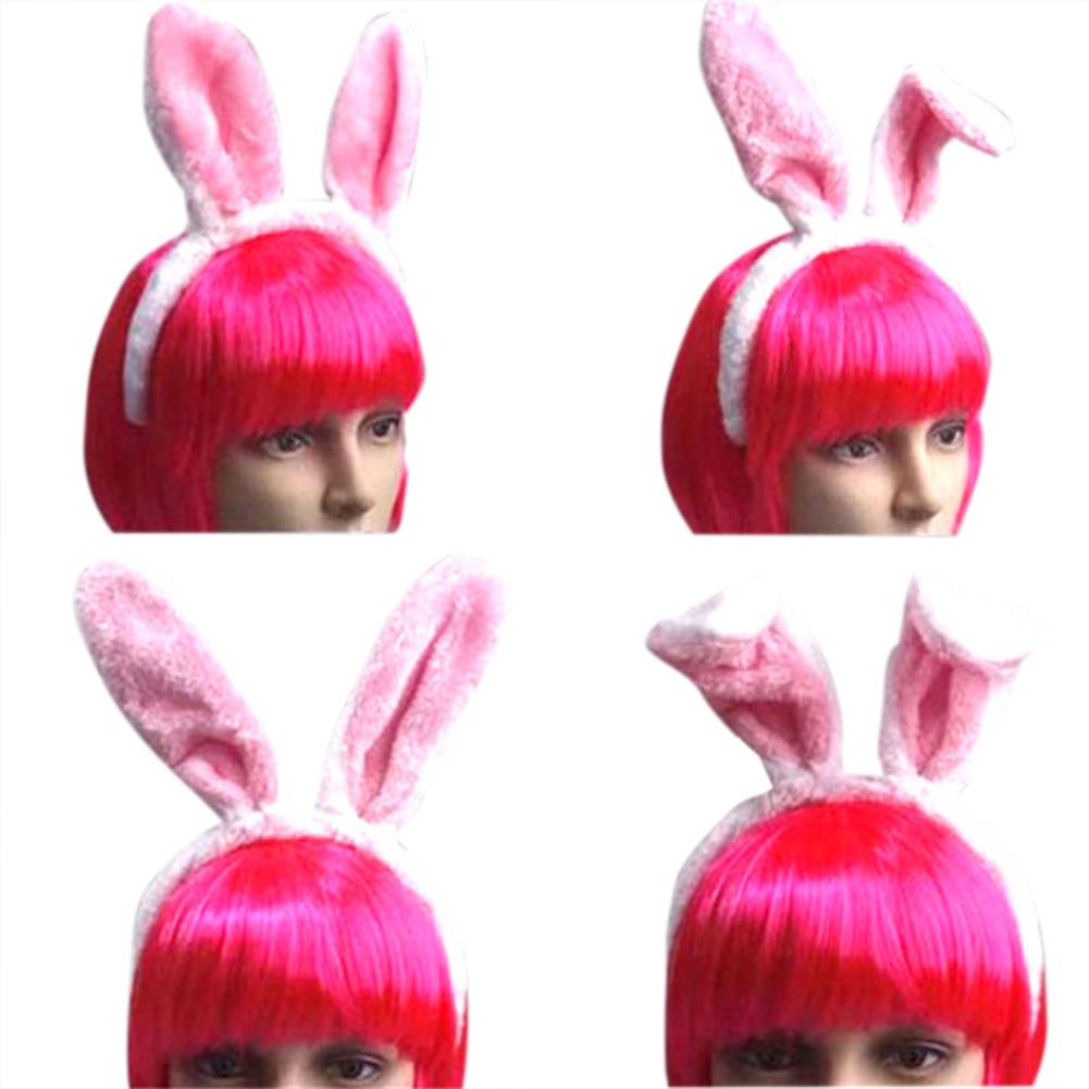 Cute Ears Headband Soft Plush Rabbit Hair Band Children Christmas Halloween Party Accessories
