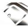 Front Bumper Tow Hook Cover Lip For Land Rover Range Rover Evoque 2010-15 Silver Lower Spoiler Trailer Guard Skid Plate LR048510