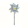 10PCS DIY Silver Laser Bird Repellent For Farm Outdoor Bird Repeller Lawn Decor Bird Repeller Windmill Garden Rotating Windmil
