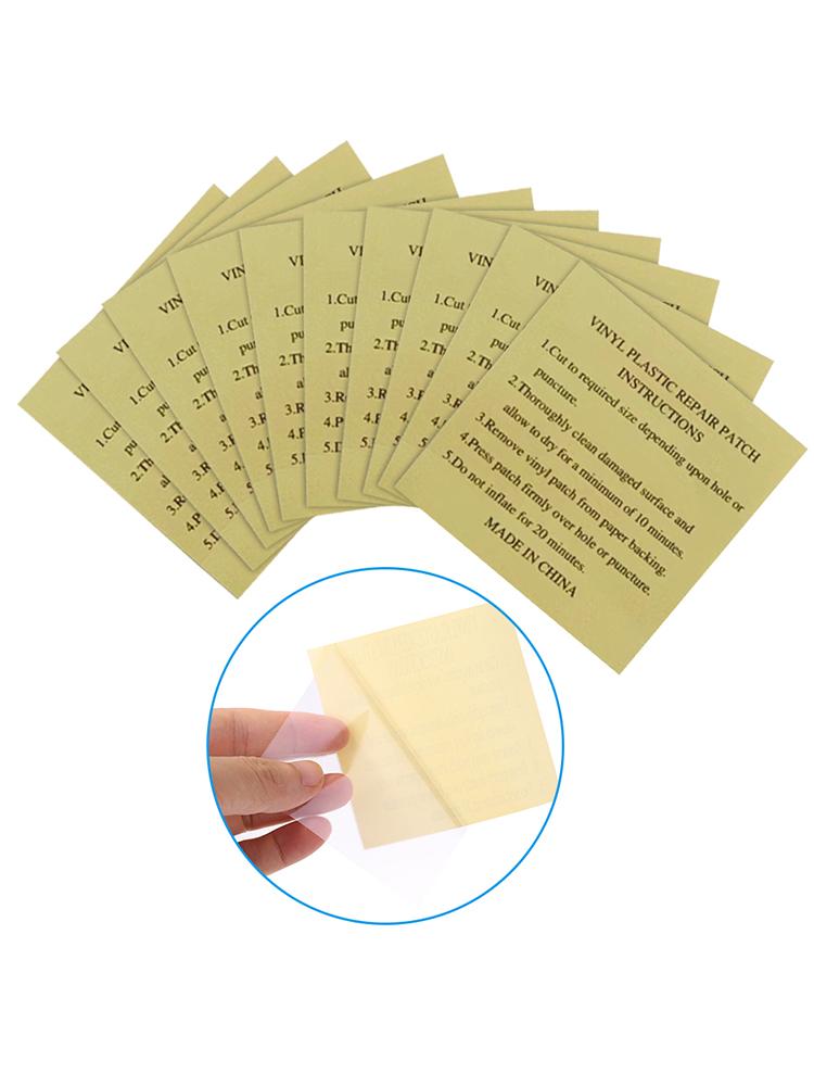 Parches Autoadhesivos para Reparación de Piscinas Pegatina de PVC para Bote Inflable Balsa Anillo