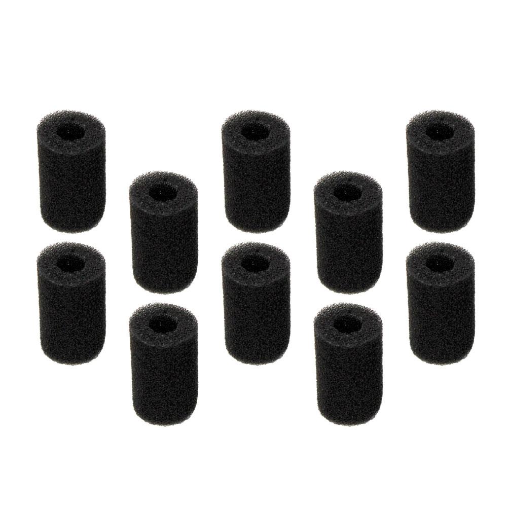 

10PCS Aquarium Fish Inlet Protective Filter Tank Pre-Filter Sponge Roll Replacement Filters (Small) Size 1 чёрный