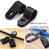 200Pcs  Nylon Plastic R-Type Cable Clamps 3/16" 1/4" 3/8" 1/2" 3/4" 1" Clips Fasteners Assortment for Cable
