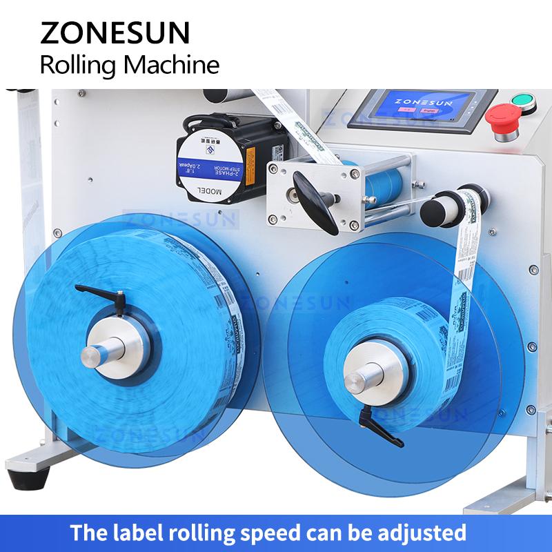 ZONESUN ZS-RW2 Automatic Rolling Label Rewinding Machine