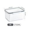 Fridge Food Storage Container Set with Lids with Strainer Kitchen Storage Boxes Fruit Vegetable Organizer