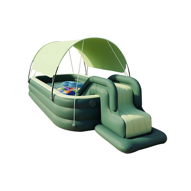Automatic Inflatable Foldable Swimming Pool with Sunshade