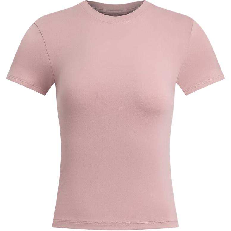 Under Armour T Shirts Women s Pink Crew Neck Moderate Other 6000341-673 L