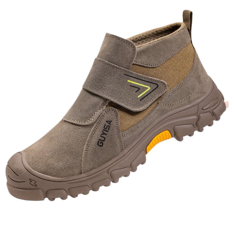Labor Insurance Shoes Steel Bag Head Lightweight Safety Shoes Comfortable Safety Protection Winter Cotton Shoes