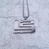 Basketball Sports Stainless Steel Necklace Neutral Trendy Street Couple Pendant Disco Sweater Necklace Does Not Fade