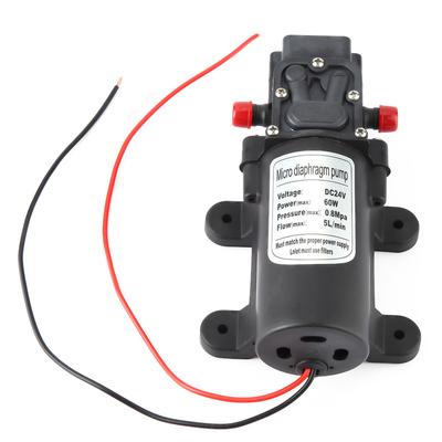 24V 60W Mini Electric Water Pump 5Lm Flow Micro Diaphragm Pump 1.5m Suction