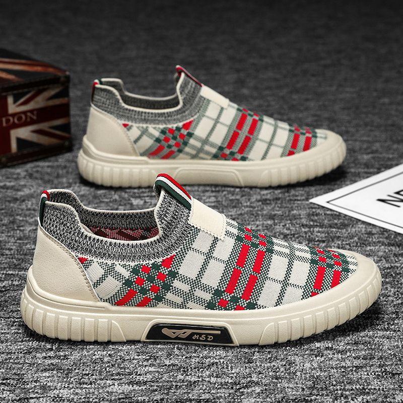 Man Shoe Lightweight Slip-on Sneakers Summer Tennis Casual Shoes For Men Mesh Elegant In Promotion Cheap Clearance 2025 New In