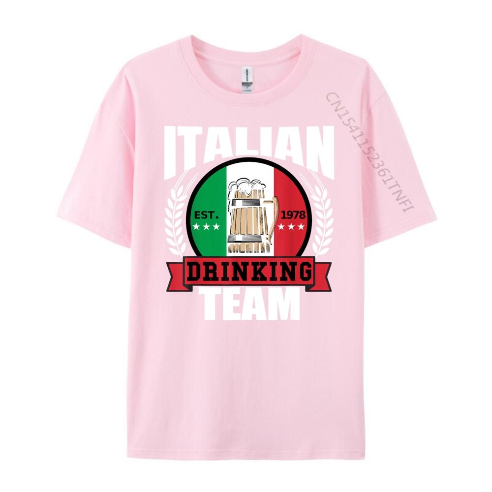 Italian Drinking Team Funny Italy Flag Beer Party Gift Idea Mens Designer Clothes Sale