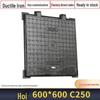 Square and Round Cast Iron Manhole Cover for Electric and Water Utilities