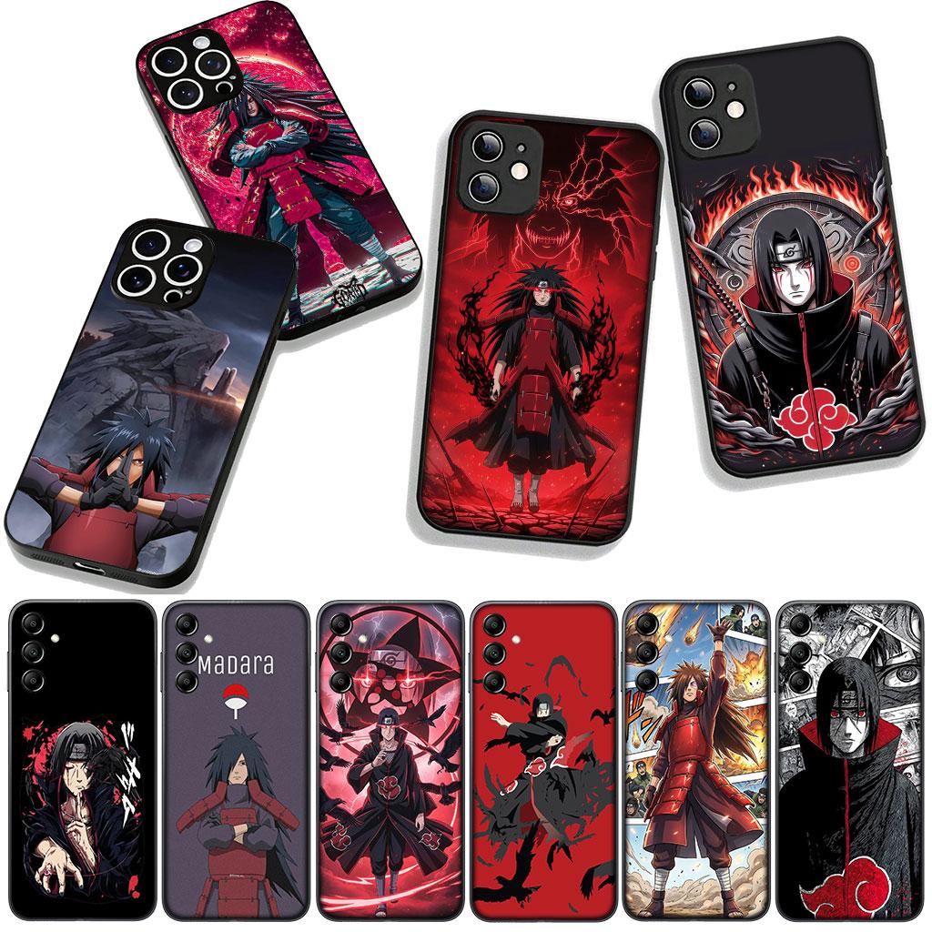 Cover for Apple iPhone 17 16 11 Pro XS Max XR 6 7 8 Plus + 16E SE 2020 2022 Air 5 Case Akatsuki Itachi Uchiha Madaras Narutos