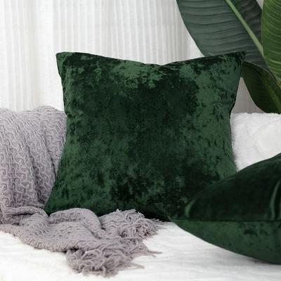 Soft Square Velvet Decorative Throw Pillow Covers Cushion Cover Pillow Case for Sofa Couch Bed Chair,Throw Pillows 18x18 Inch,Set of 2