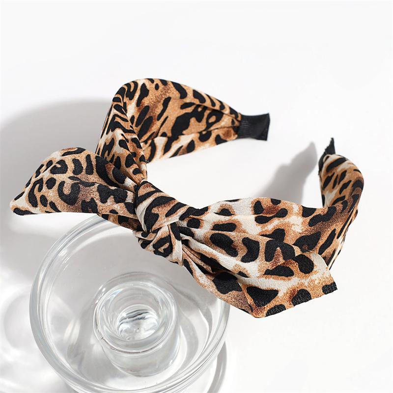 Pretty Floral Print Satin Cloth Knotted Headbands for Women Girls Daily Shopping Party Holiday Head Hoop Accessories