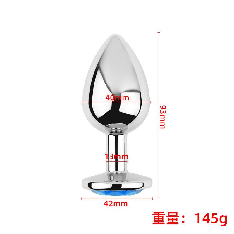 3PCS Multi Size Metal Diamond Anal Buttplug Toys for Men Women Couples Anal Expanders Sm Adult Sex Toys Gay Extreme Sex Bdsm Sex