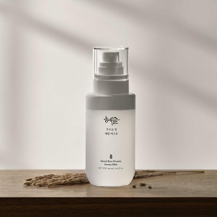 HESUL Rice Serum Mist 150ml Korean Hydrating Moisture Face Mist for Dry Skin