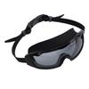 Swim Goggles with Earplugs PC Silicone Clear Lens Wide View Anti Fog Swimming Goggles for Adults Men Women Black
