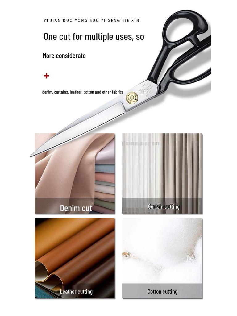 Professionelle Schneiderschere: 8-12 Zoll Edelstahl Stoff- und Kleidungsschneidewerkzeug