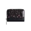 Sweet Small Floral Pattern Women's Bow-knot Wallet Multi-card Slot PU Leather Card Holder Portable Card Wallet Travel
