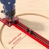Router Milling Grooves Bracket Aluminum Router Circles Cutting Multifunctional Cabinet Hardware Router Guide Tool