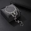 New Foot Accessories, Fashionable Crystal Fringed Toe Anklets, Popular Women's Beach Casual Foot Accessories In Europe and America