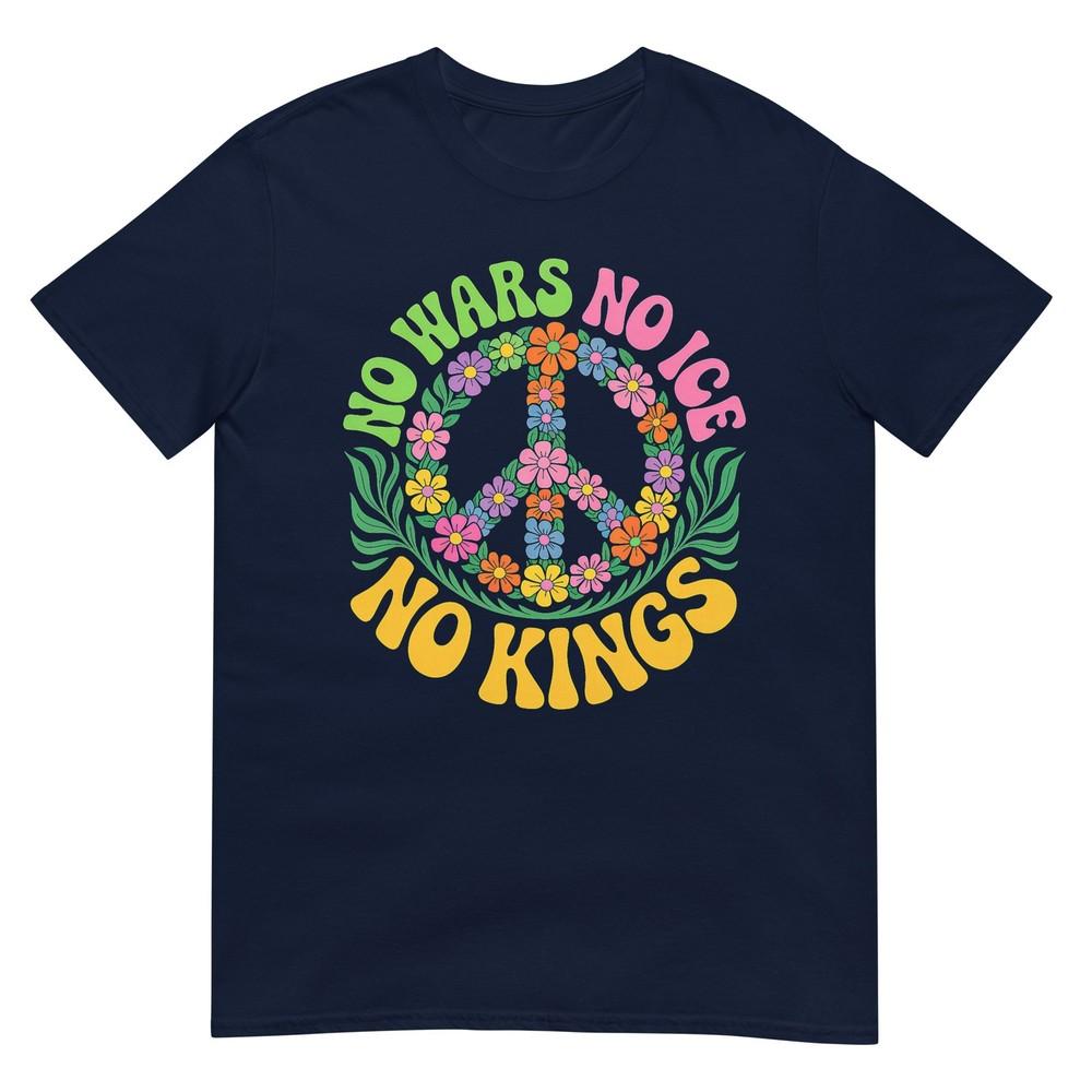 No Wars No Ice No Kings Retro Vintage Floral TShirt S