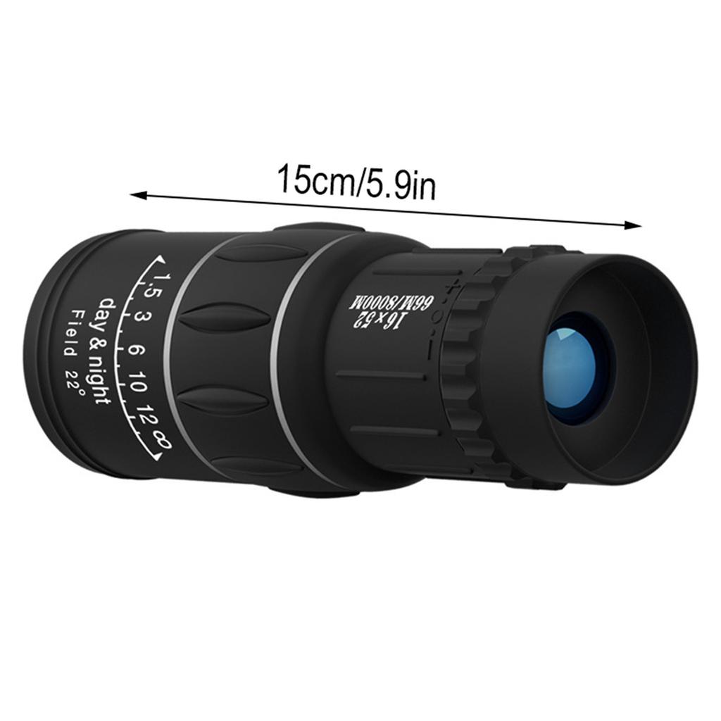 Portable Optical Zoom Field Glasses With Clear Field Of View 8X Monoculars With Small Tripod And Mobile Phone Clamp