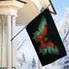 2D Flat, 1pc 2D Flat Decorative Flag, Vintage Art Red and Teal Butterfly Pattern Flag, Oil Painting Texture Insect Wall Hanging Decor, Home Living Roo