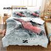 Comforter Mazinger Z Bedding Set Single Twin Full Three-Piece Suit Bed Set Aldult Kid Bedroom s 3D Print Anime Bed Shee