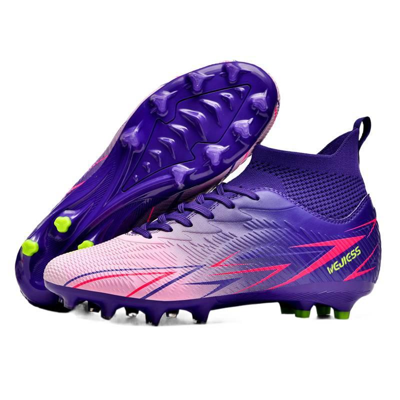 Youth Student Football Shoes Men's High Top Competition AG Long Nails TF Shredded Nails Training Sports Football Shoes