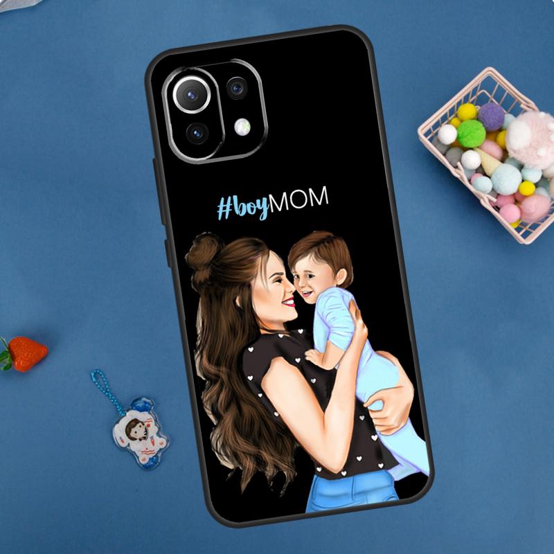 Super Dad Mom Baby Girl Twin Case For Xiaomi 11T 12T 13T 14T Pro 13 14 15 Ultra POCO X7 Pro X3 X5 X6 M6 F5 F6 Pro Cover