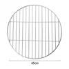 Camping Accessories Round Barbecue Tray Stainless Steel BBQ Grid