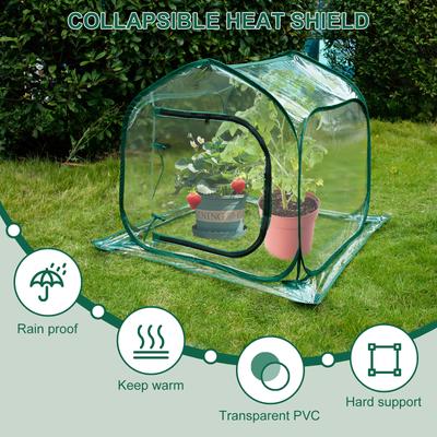Greenhouse for Indoor Outdoor Transparent Foldable Plant Greenhouse Large Space Heat Preservation Waterproof Flowers Greenhouse