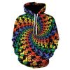 Colorful Purple Flame Hoodie 3D Printed Sweatshirt Men Hooded Spring Autumn Funny Coat Mens Clothing Jacket Streetwear Hoodies