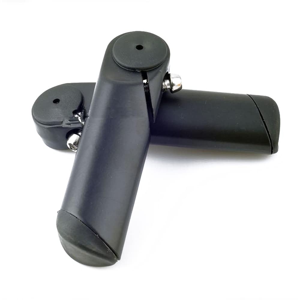 1 Pair Aluminum Alloy Bicycle Vice Handle Horns Bike Grips Accessories Horn Handle Set for Mountain Bike,Road Bike