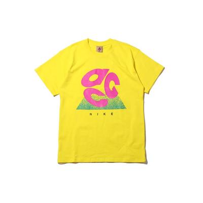 ACG Logo Print Short Sleeve T-Shirt Men Tops Opti-Yellow CT4171-731