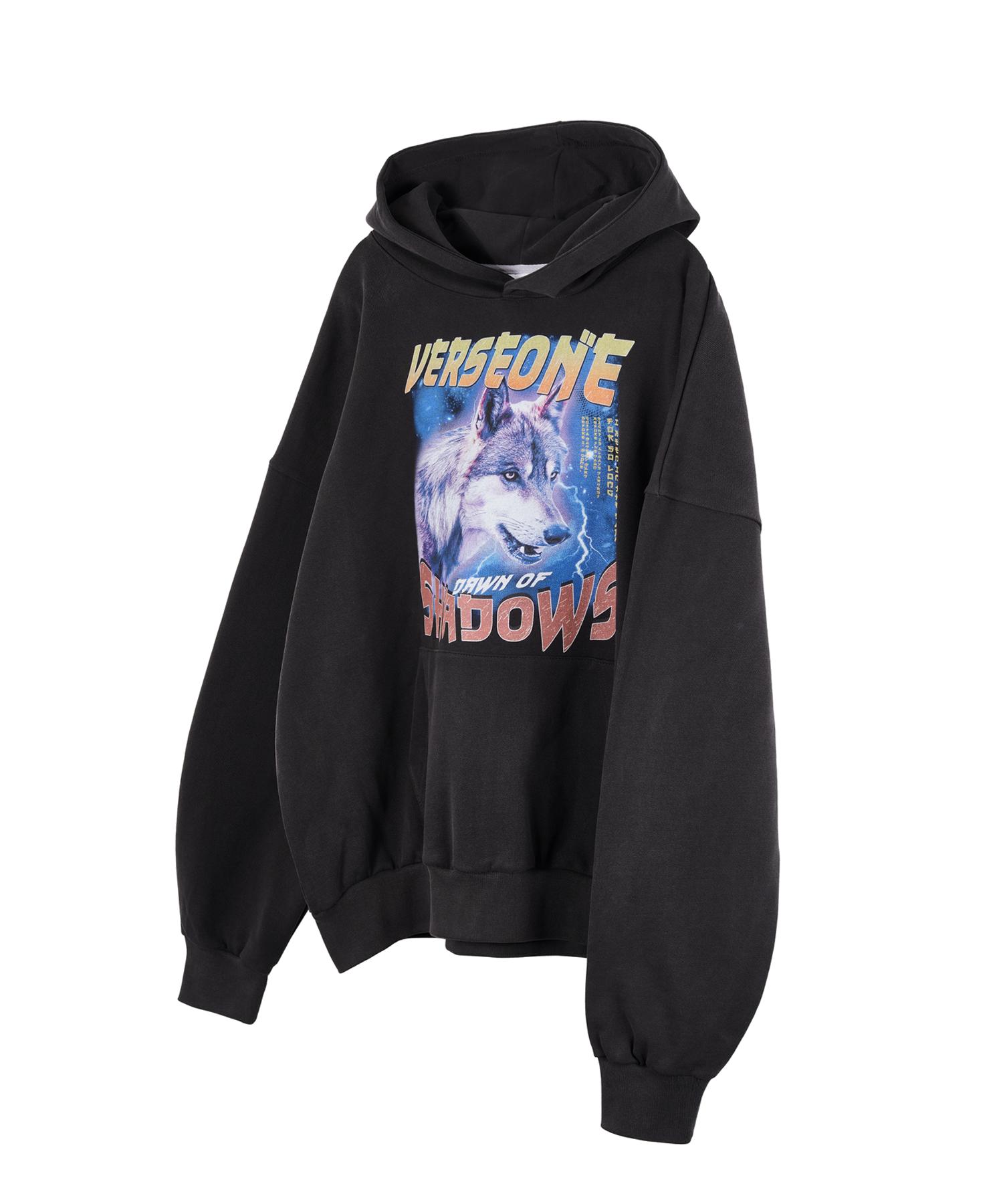Худи Bulls One с пигментной окраской D.O.S Угольный Charcoal/L