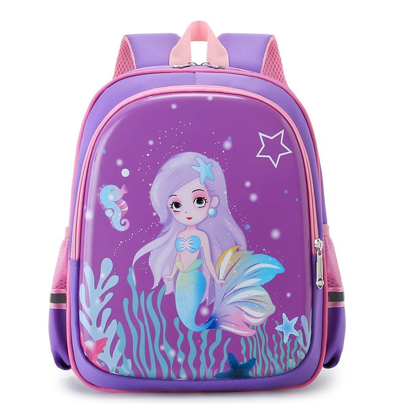 Kuromi Melody Spider Man Elsa Kids Backpack With Breathable Air Cushion Straps For School Girls