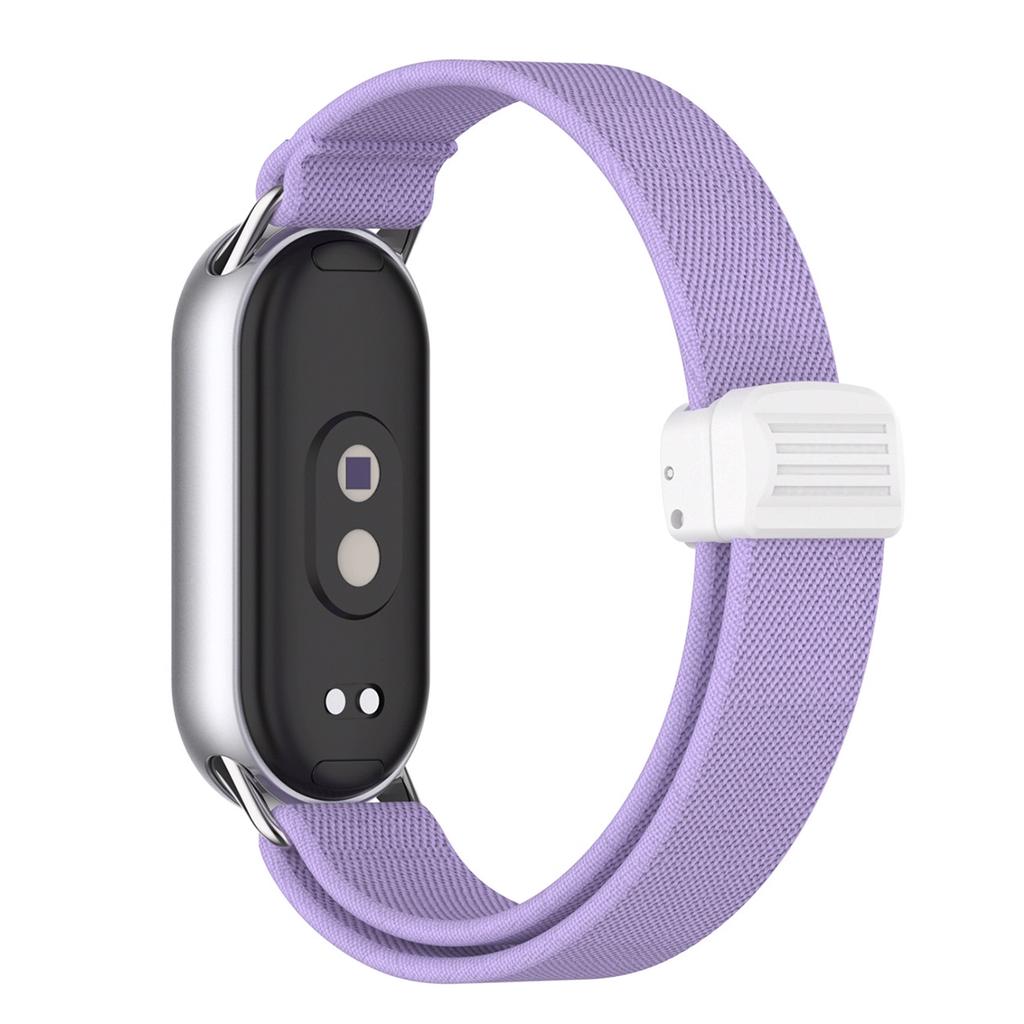 Elastic Nylon Band For Xiaomi Band 10/9/8 Magnetic Braided Sport Band For Miband 10 9 8 NFC Smartwatch Replacement Bracelet