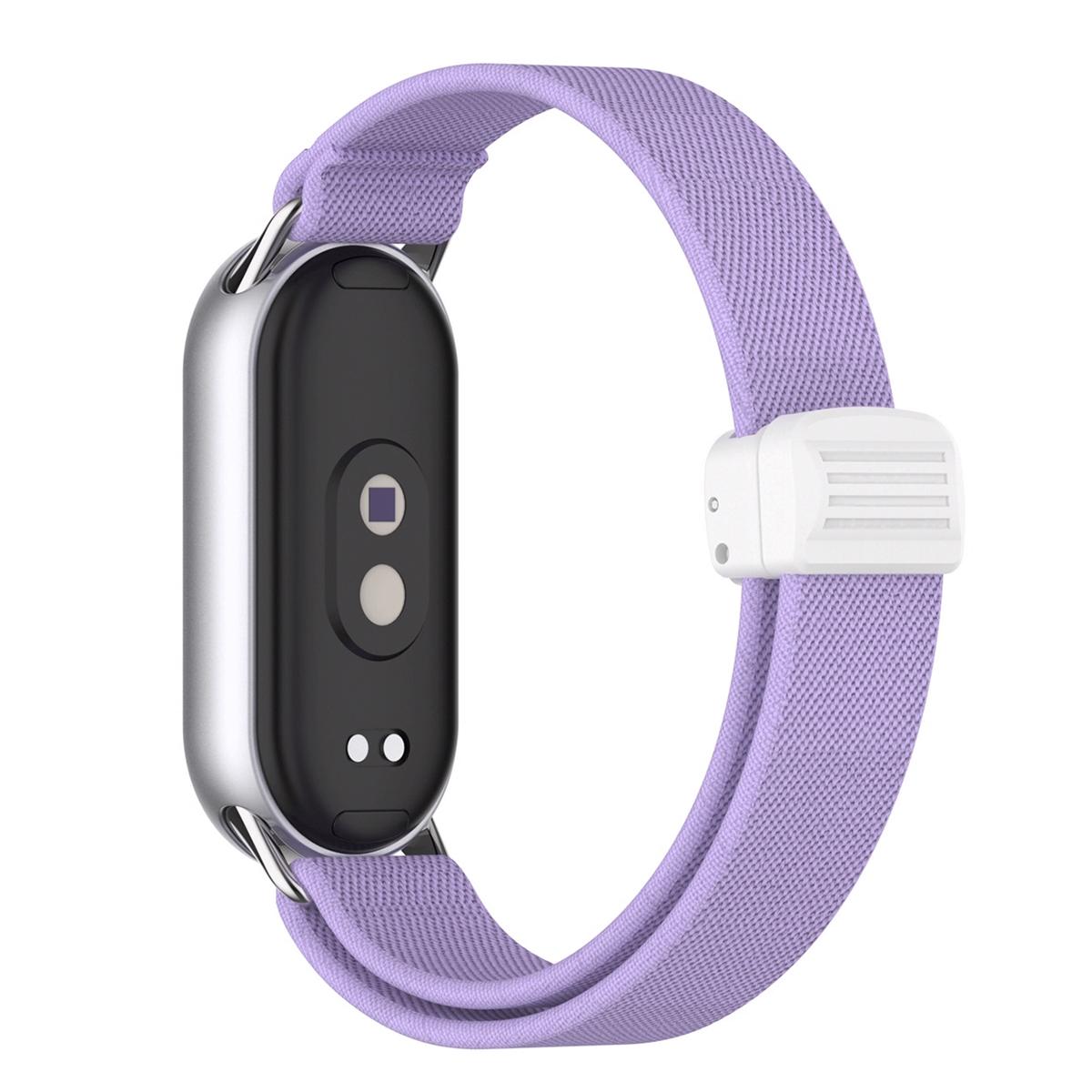 

Эластичный нейлоновый ремешок для Xiaomi Band 10/9/8 Плетеный спортивный ремешок для Miband 10 9 8 NFC Запасной браслет Магнитная застежка For Miband 9 9 NFC