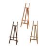 Miniature Easel Stand Solid Wood Realistic DIY Crafts Kids Gifts Toys Studio Furniture 0.05 Dollhouse Scene Ornament Mini