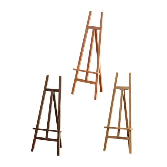 Miniature Easel Stand Solid Wood Realistic DIY Crafts Kids Gifts Toys Studio Furniture 0.05 Dollhouse Scene Ornament Mini