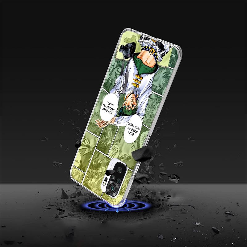 JoJo Bizarre Adventures Anime Phone Case For Xiaomi Redmi Note 15 14 13 12S 12 11 Pro Plus 14S 11S 11E 10 10S 11T 5G Personalize