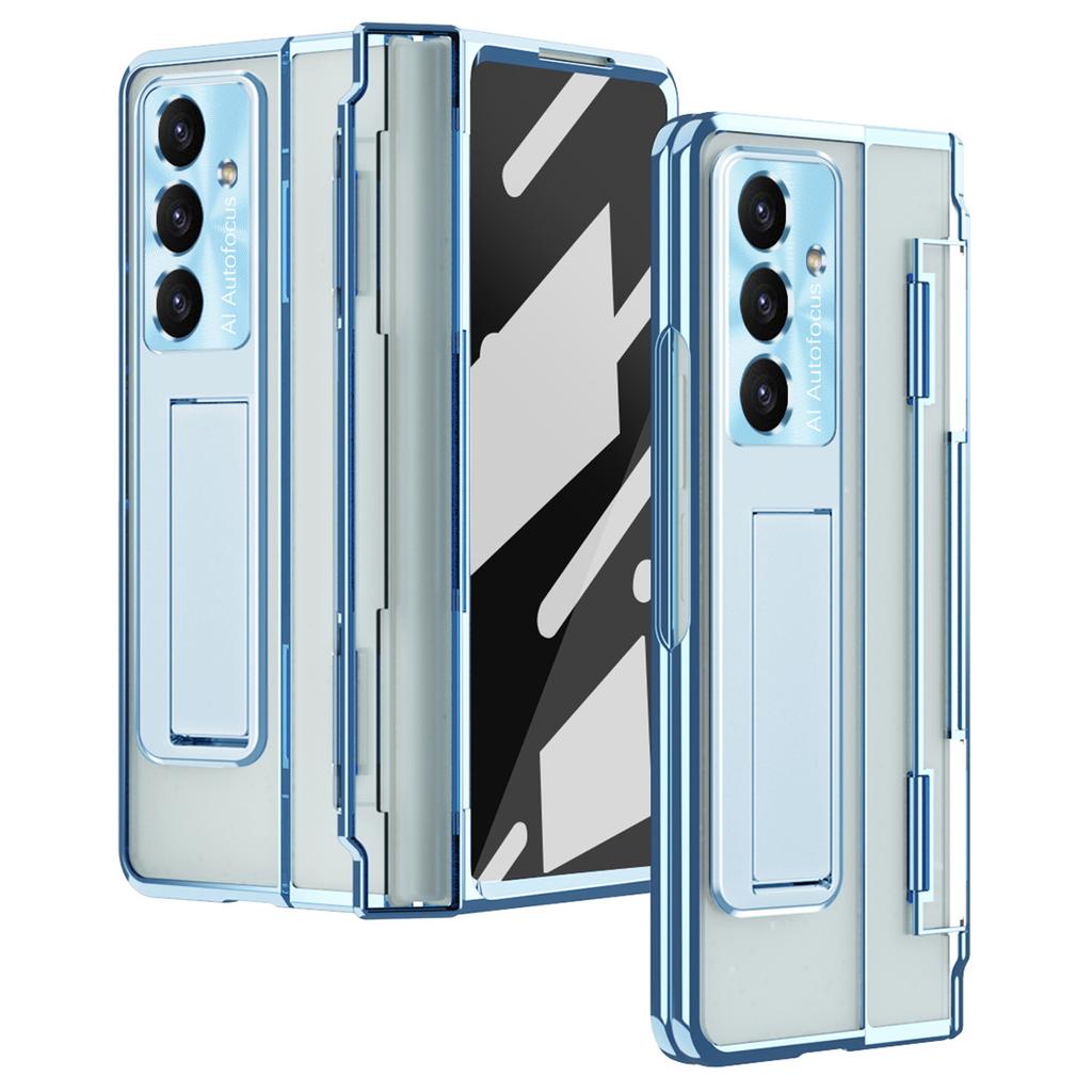 For Samsung Galaxy Z Fold7 5G Case Kickstand Hard PC Phone Cover with Screen Film